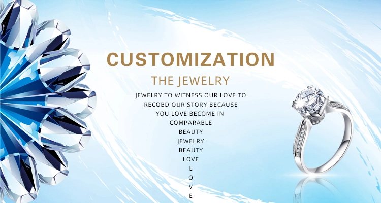 Provence Custom Fashion Jewelry 10K Yellow Gold Swim Ring Small Moissanite Diamond Wedding Engagement Ring Women Jewelry Gifts