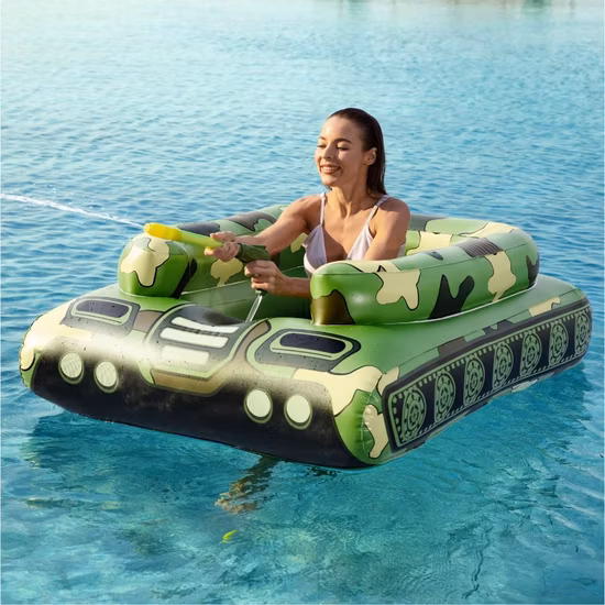Wholesale Water Park Toys Float Ring Inflatable Adult Seahorse Swim Ring